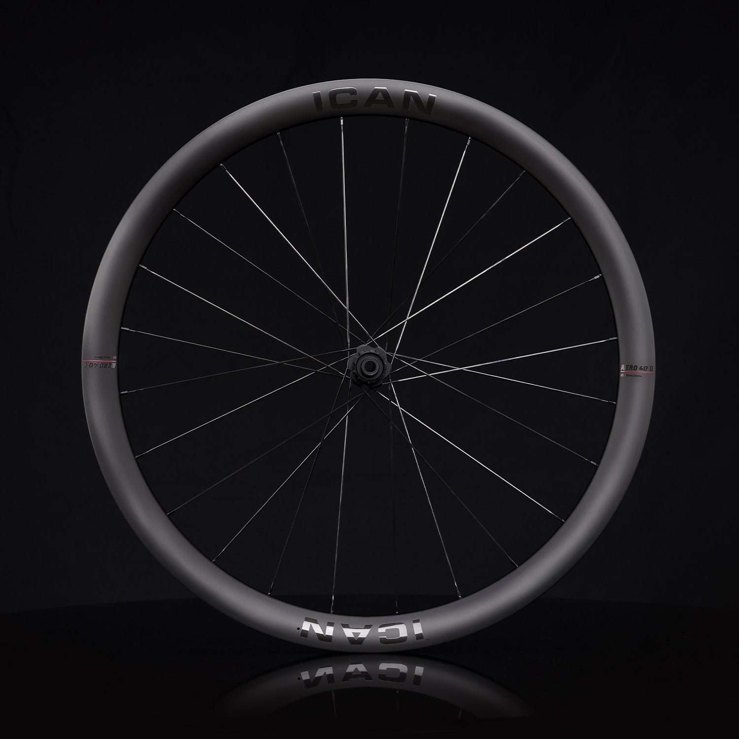 ICAN AERO 40 II disc wheels 23mm width with DT240EXP 36T