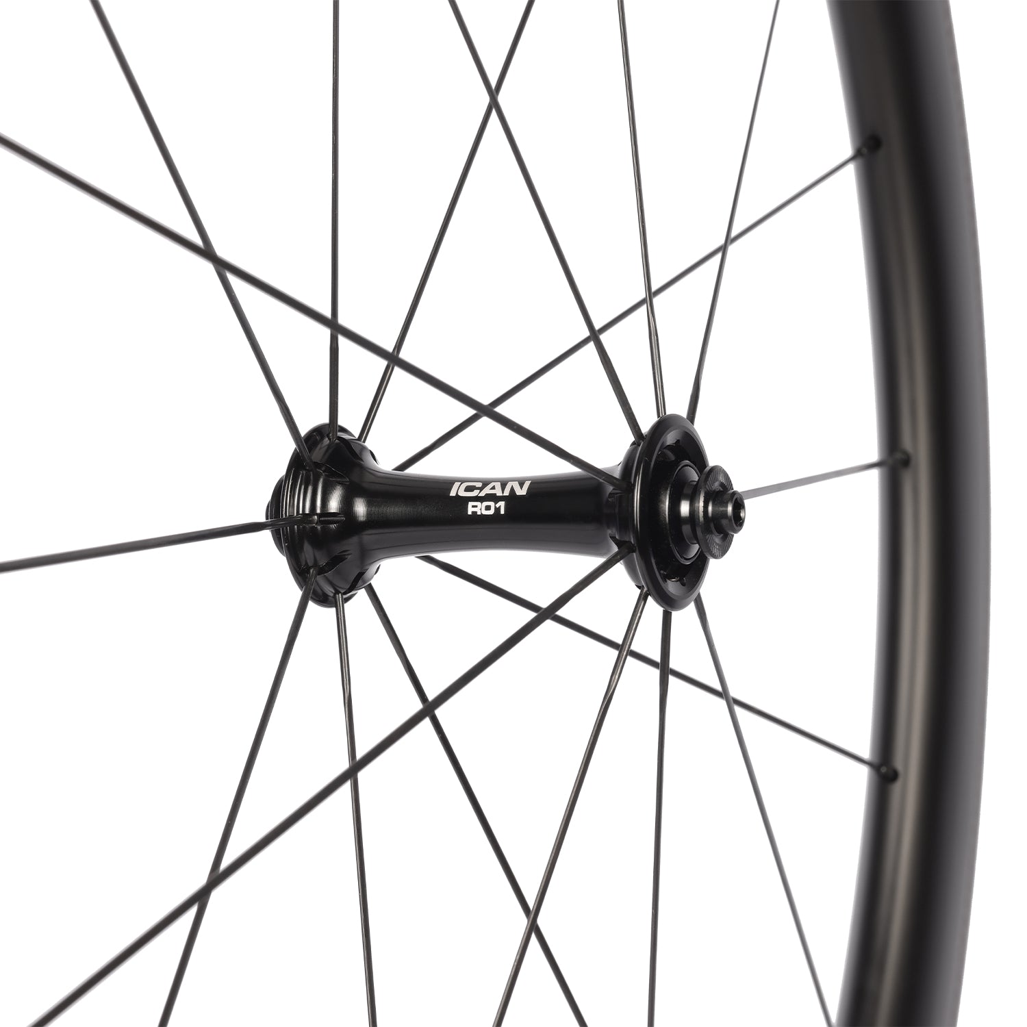 ICAN 50mm rim brake wheels with R01 hub