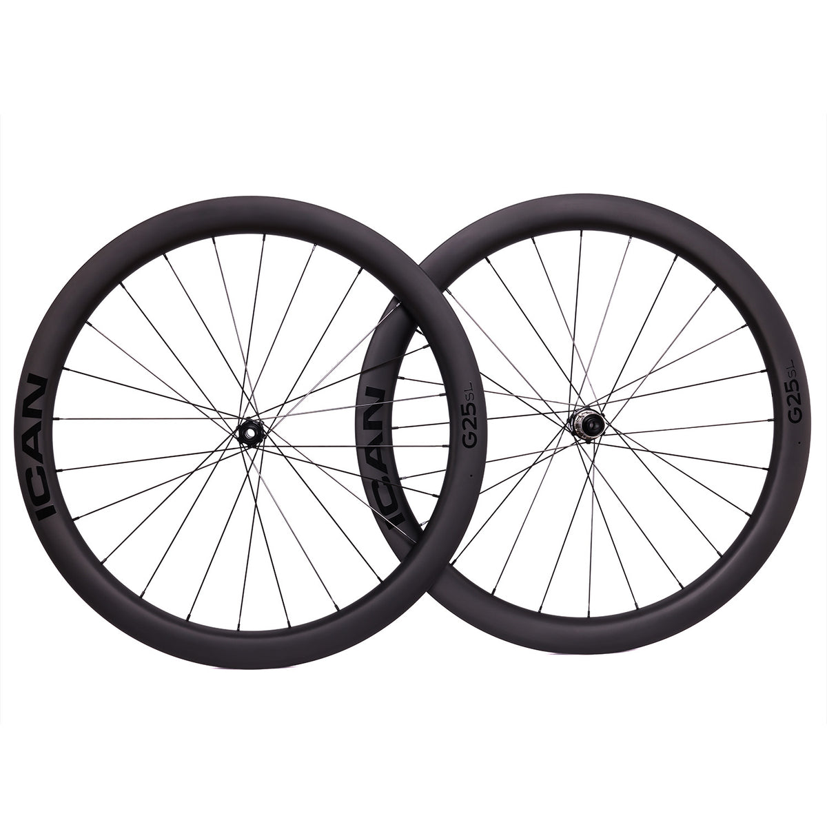 ICAN 700C G25 SL carbon gravel wheelset Fit Max 50mm Tire – ICAN