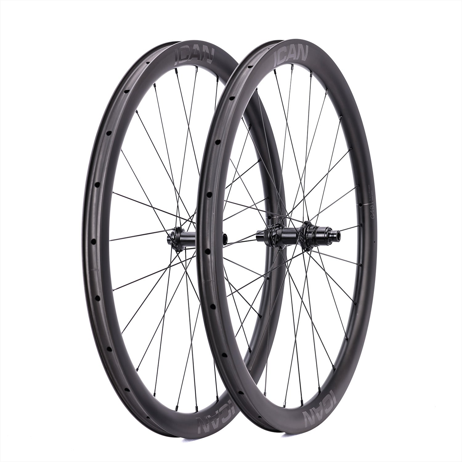 ICAN 700C G40 gravel wheels with 36T ratchet system