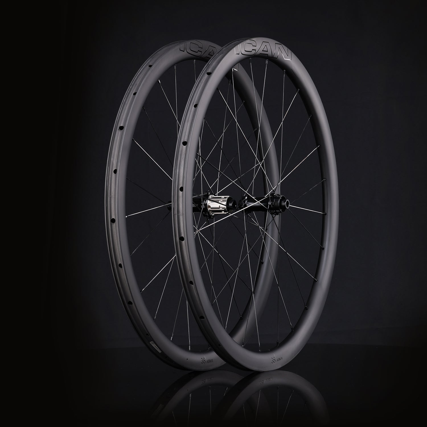 Aero Speed Rims 38mm depth carbon road wheels are available at ICAN Cycling – ICAN ...