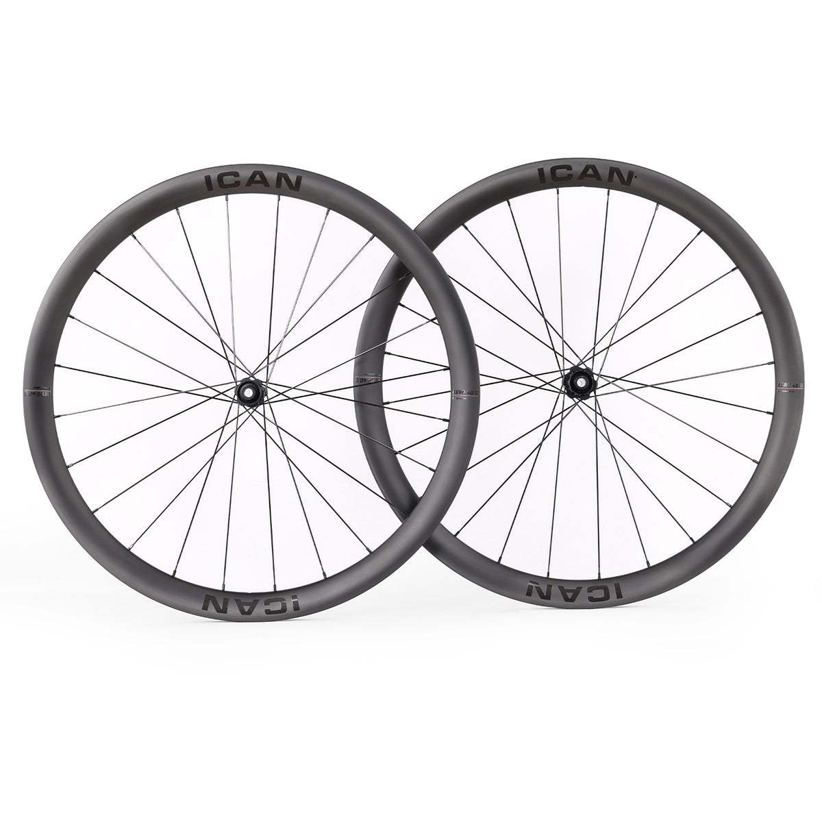 ICAN AERO 40 II disc wheels 23mm width with DT240EXP 36T 