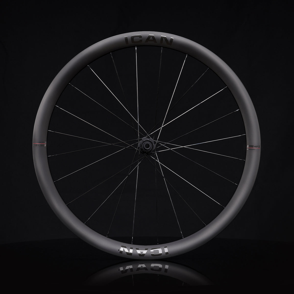 ICAN AERO 40 II disc wheels 23mm width with DT240EXP 36T 
