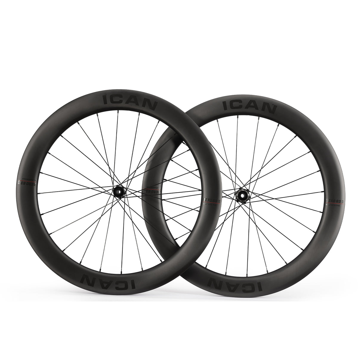 ICAN AERO 63 II disc wheels road bike wheels