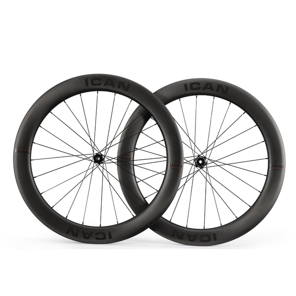 自転車本体 ICAN Aero Road-bike w/ 105 11s Hydraulic ICAN Carbon Disc Wheels AERO 63 II for Disc Road Bike – ICAN