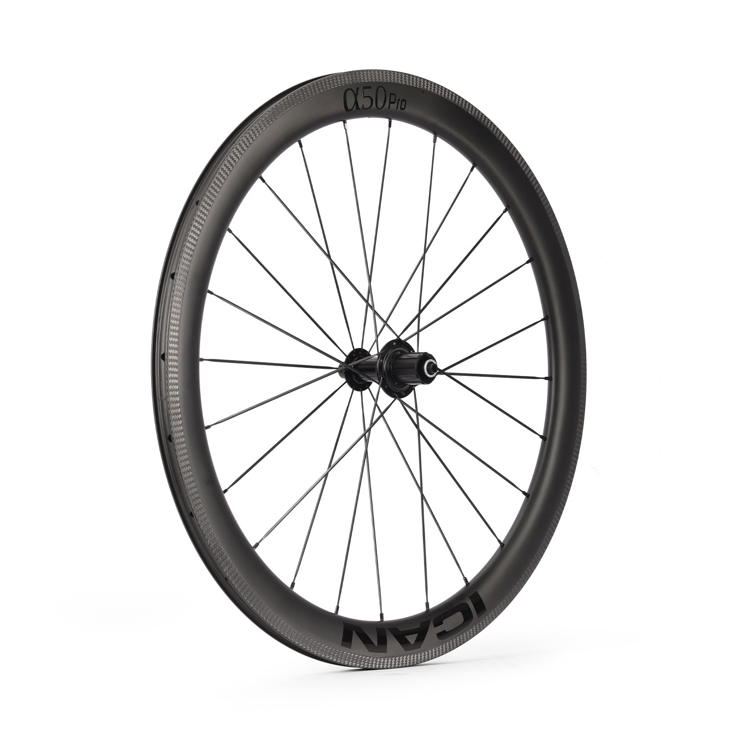 ICAN Alpha 50 pro rim brake carbon wheels R11 hub
