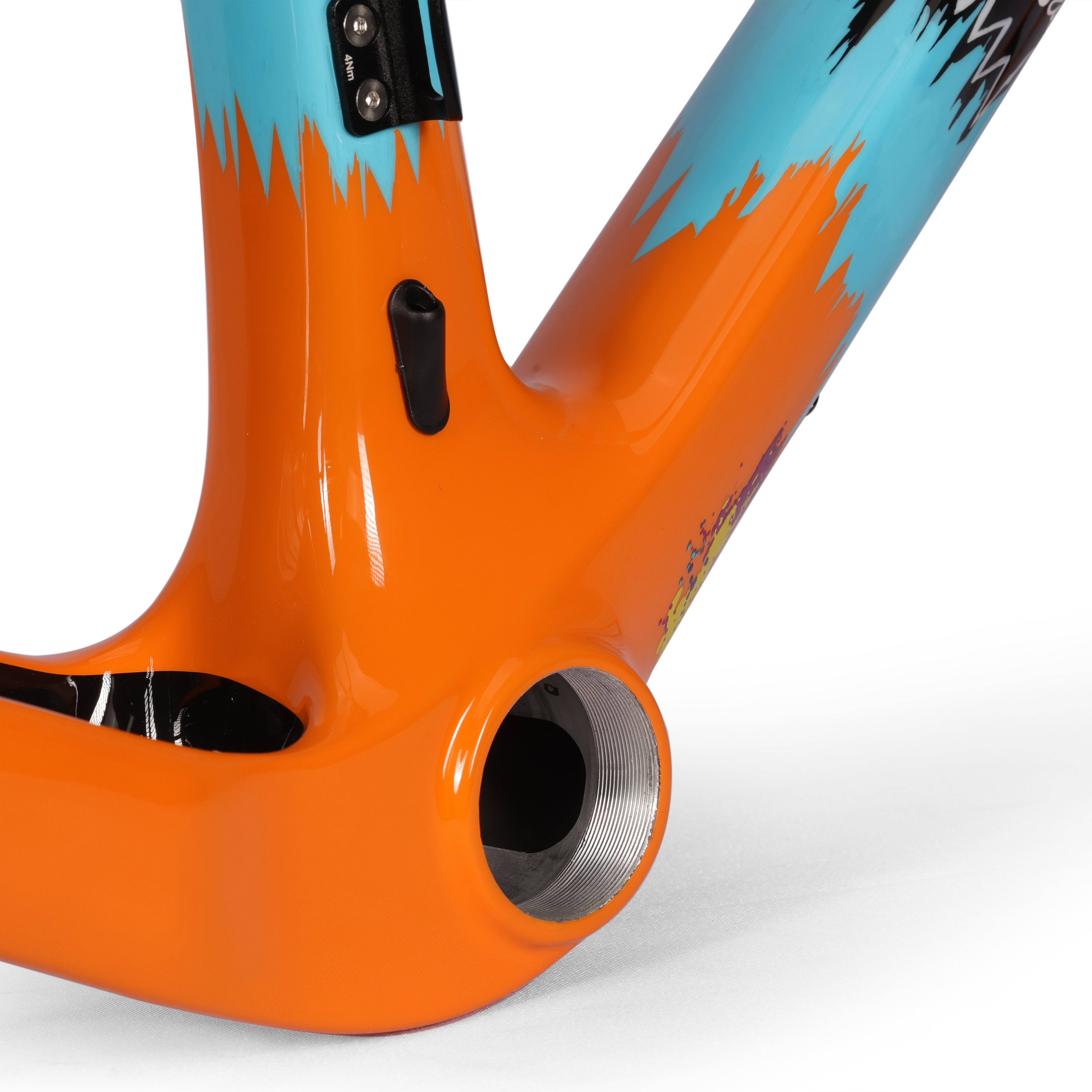 ICAN Graro UCI gravel bike frame without bolts 0mm offset seat post