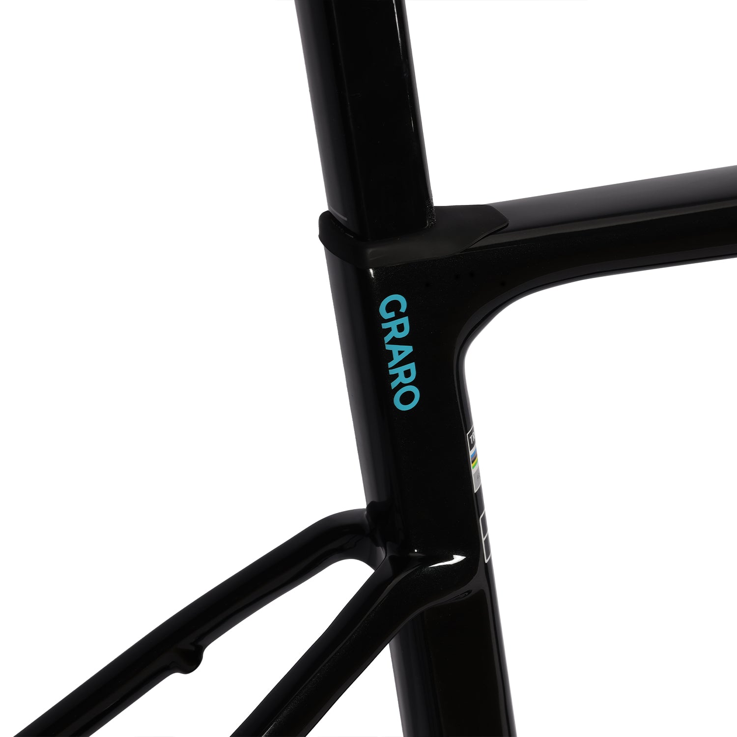 ICAN Graro UCI gravel bike frame without bolts 0mm offset seat post