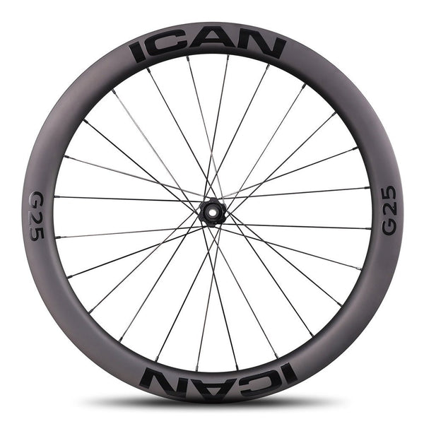 ICAN carbon gravel wheels 700C G25 with DT Swiss hub