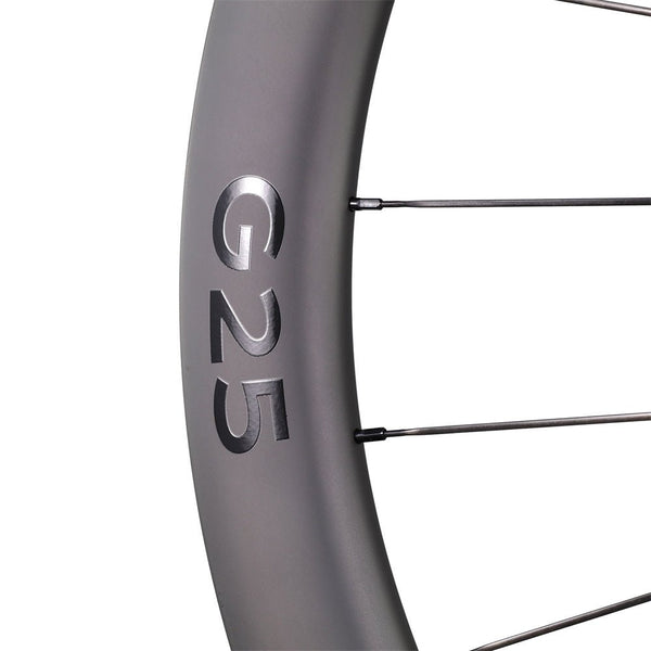 ICAN carbon gravel wheels 700C G25 with DT Swiss hub
