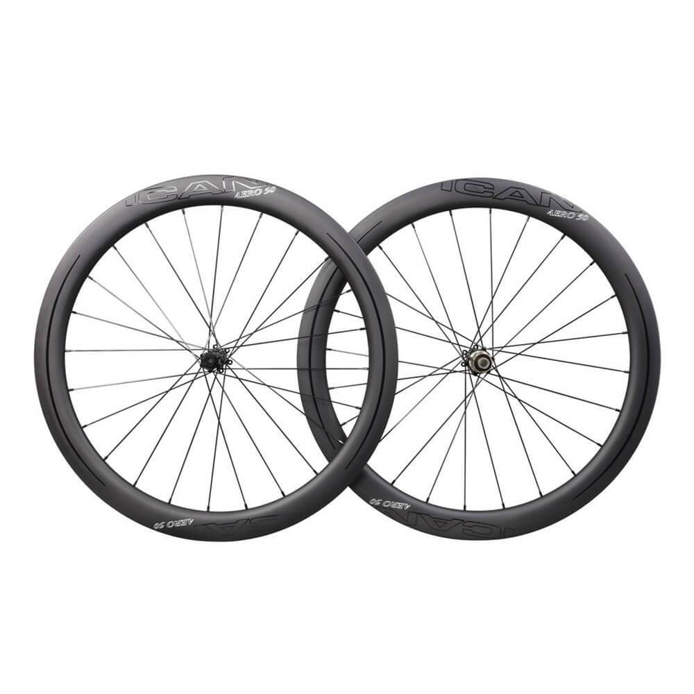 Disc. Look Rims ICAN Carbon Disc Wheels AERO 50 for Disc Road Bike and Cyclocross Bike ...
