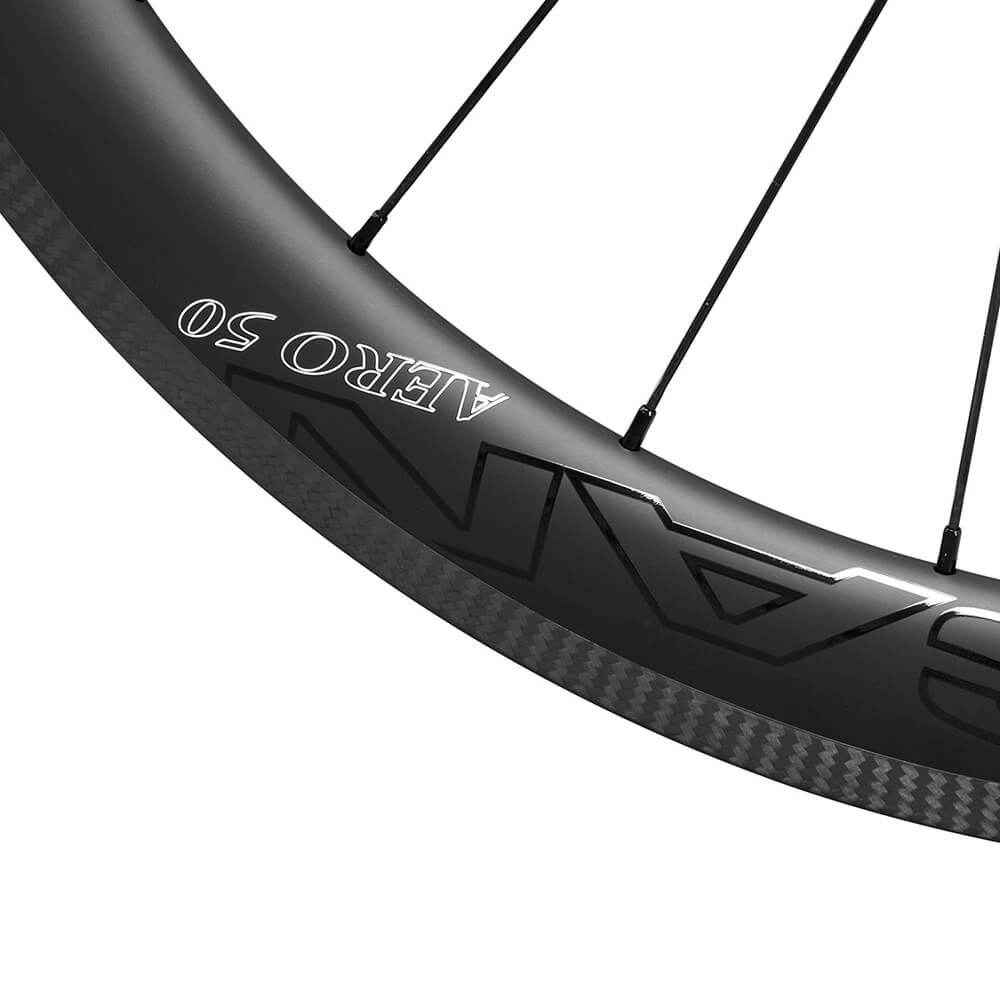 ICAN AERO 50 Road Bike Wheels Tubeless Ready Rim Brake | ICAN Wheels