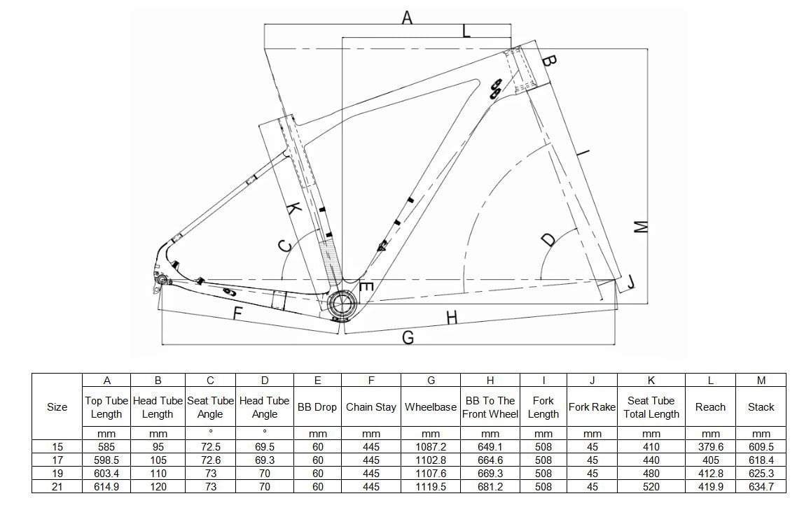 29er Carbon MTB Bike Hardtail Frame M17 – ICAN sports equipment Co.,Ltd